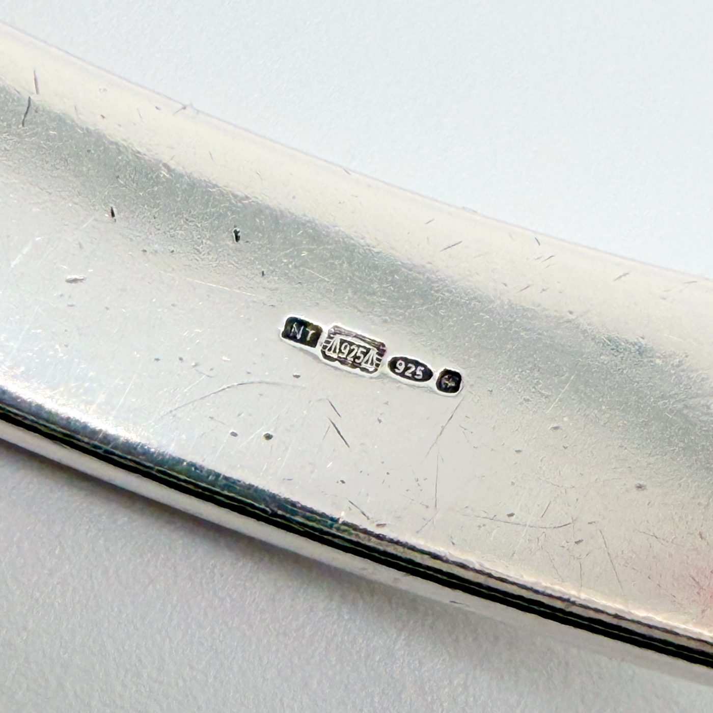 Vintage Sterling Silver Bangle Bracelet – Hallmarked Birmingham - image 5