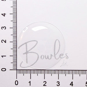 34.0mm Round Low Dome Mineral Glass Watch Crystal - Antique New Old Stock
