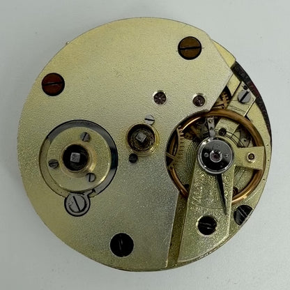 Antique Swiss Pocket Watch Movement - 34.2mm - Working