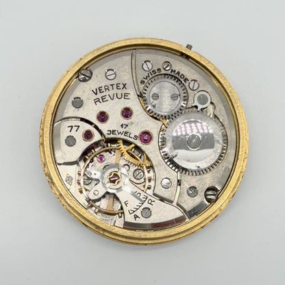 Vertex Revue 77 Watch Movement – 17 Jewels – Working