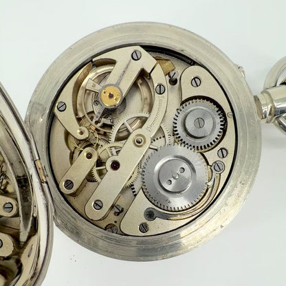 Antique DOXA Goliath Swiss Pocket Watch - 66mm - Working